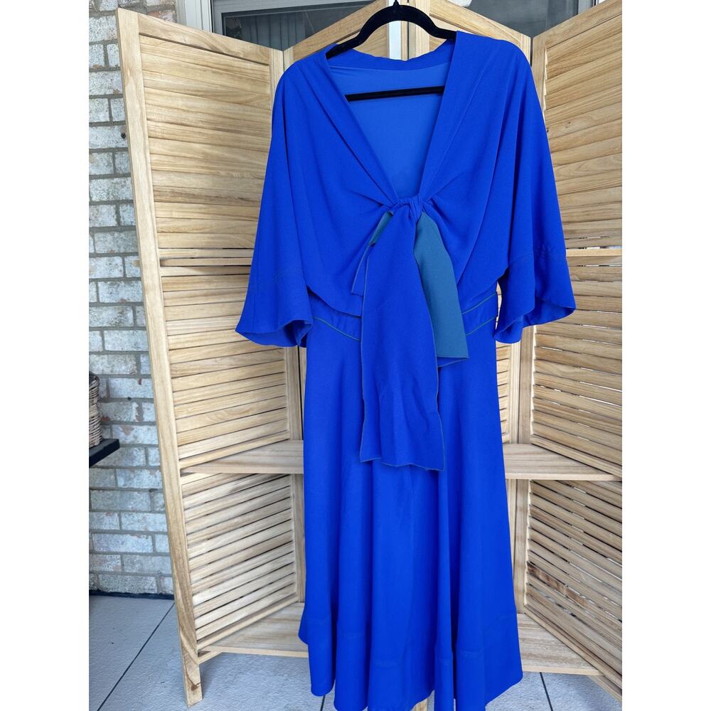 Roksanda Collective Dress Blue Size 14 - Picture 3 of 5